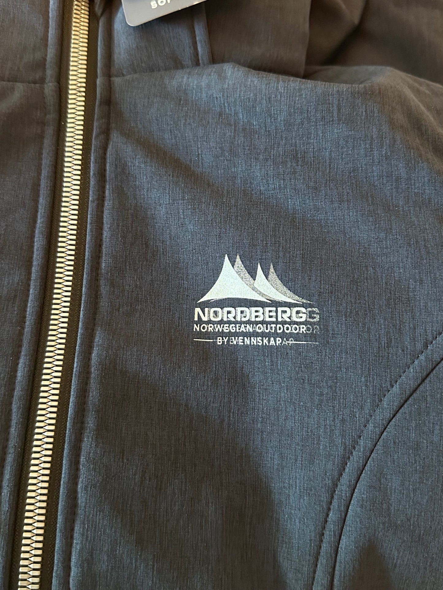 Nordberg Dames Softshell jacket long Victoria - Dark navy melange - Maat S