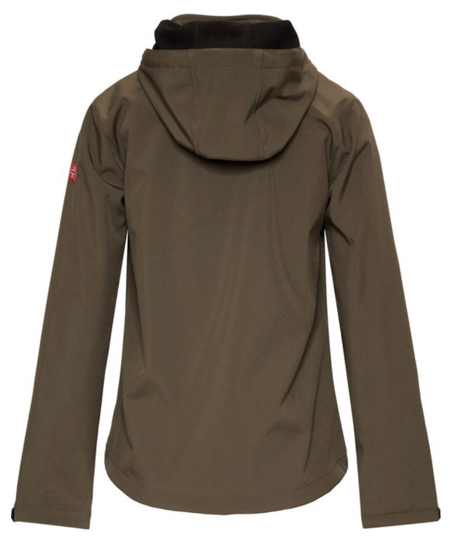 Nordberg Damen Softshelljacke Ingrida - Armeegrün - Größe S