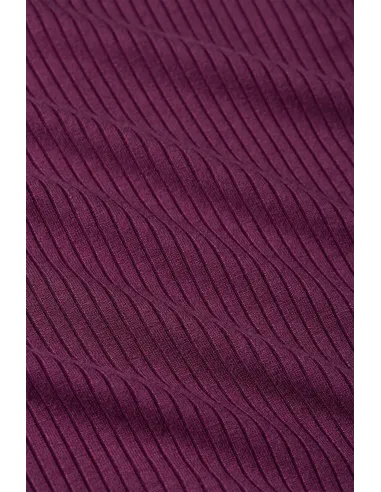 King Louie carice v top uni rib - caspia purple - Maat S