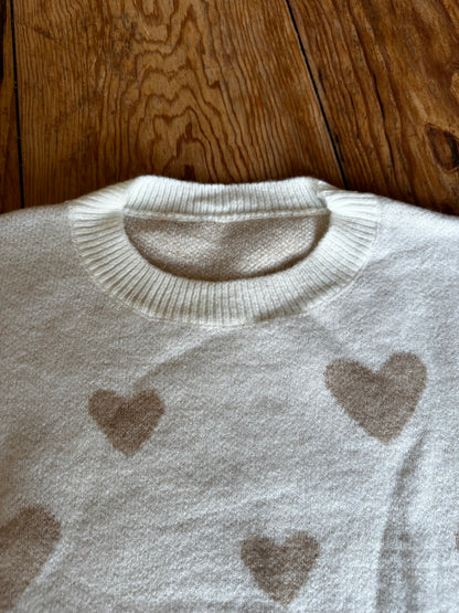 Hartjes Trui – Crème/Beige
- Maat S
