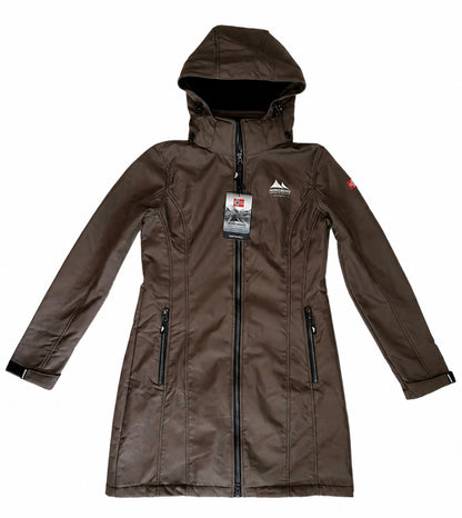 Nordberg Dames Softshelljas Hedda - Brown