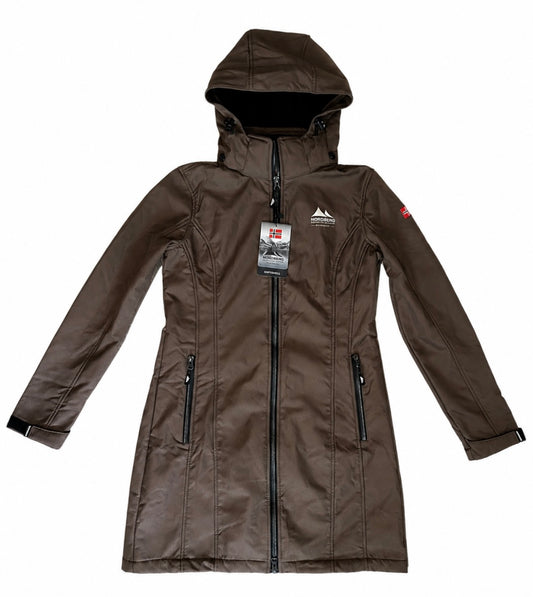 Nordberg Dames Softshelljas Hedda - Brown