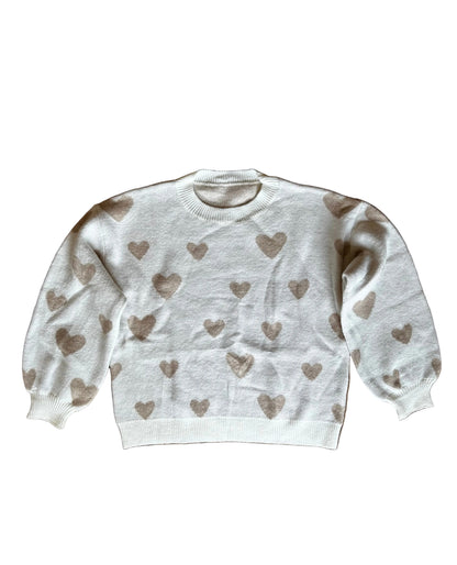 Hartjes Trui – Crème/Beige
- Maat S