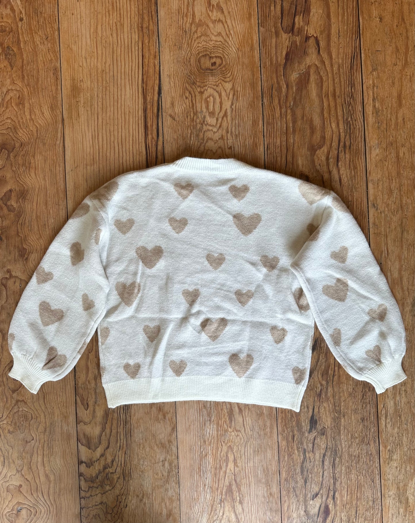 Hartjes Trui – Crème/Beige
- Maat S