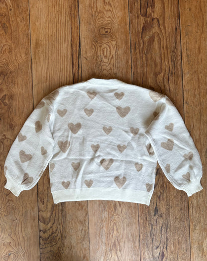 Hartjes Trui – Crème/Beige
- Maat S