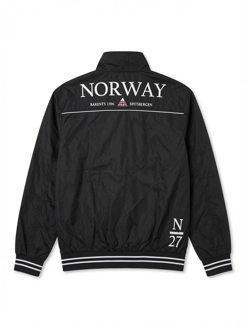 Spitsbergen Norway Windbreaker Jacket - zwart
