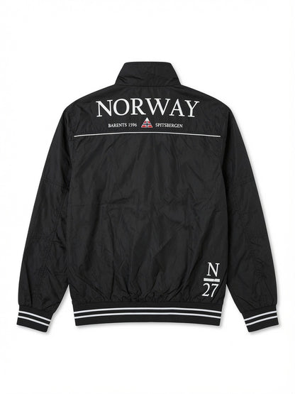 Spitsbergen Norway Windbreaker Jacket - zwart