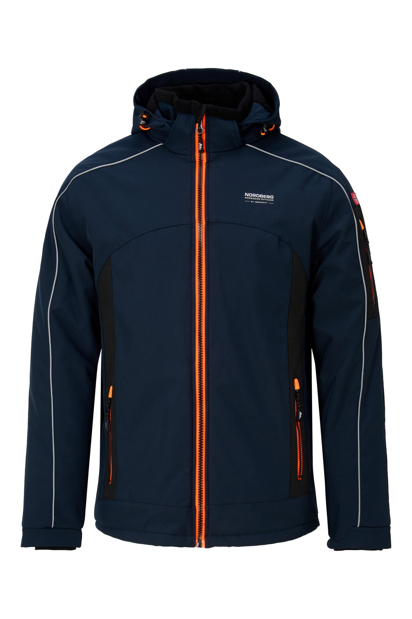 Nordberg Herren wattierte Softshelljacke Ole - Navy - Größe M