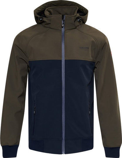 Nordberg Heren Softshelljas Viking - Army groen - Maat XXXL