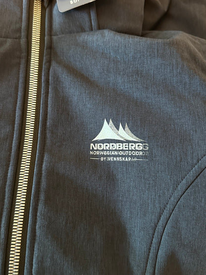 Nordberg Dames Softshell jacket long Victoria - Dark navy melange - Maat S