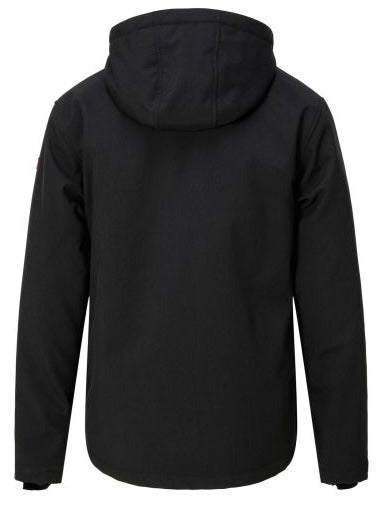 Nordberg Men's Padded Softshell Jacket Laser - Black melange - XXXL
