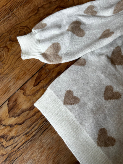 Hartjes Trui – Crème/Beige
- Maat S