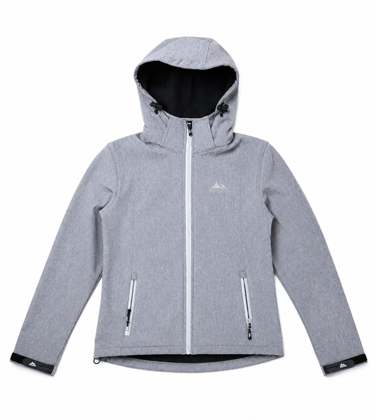 Nordberg Dames Softshelljas Rinda - Grey melange - Maat S