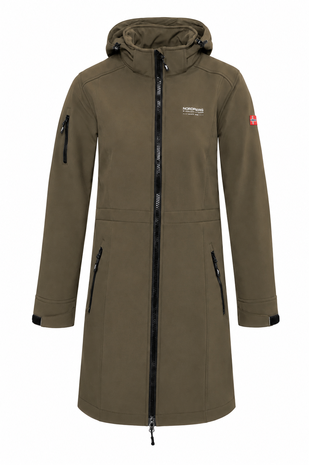 Nordberg Damen Softshell Lang Gisella - Armygrün - Größe S