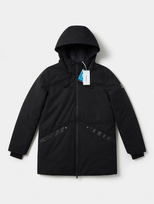 Timezone Femme Veste Longue Bonded 3 - Noir