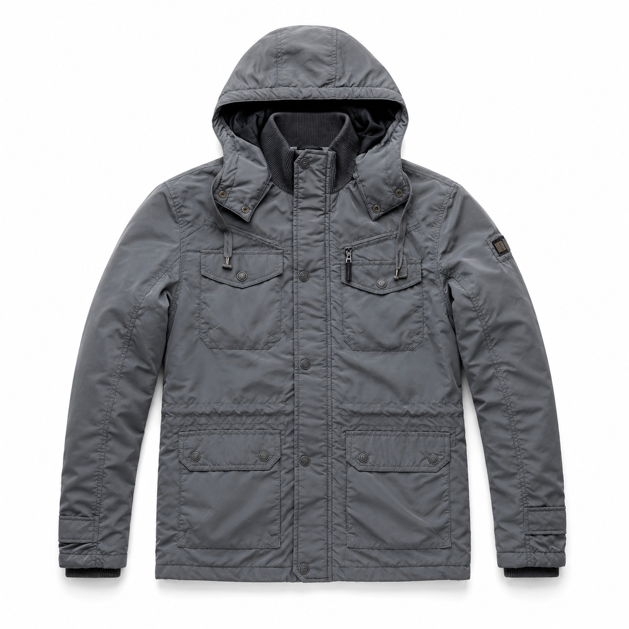 Timezone Herrenjacke Burnaby - Dark Shadow - Größe XL