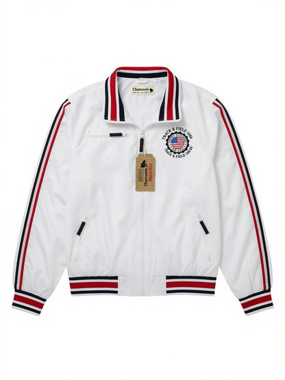Chamonix Bomberjack - Wit – Retro Track Jacket