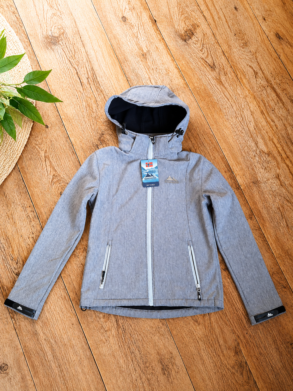 Nordberg Damen Softshelljacke Rinda - Grau meliert - Größe S