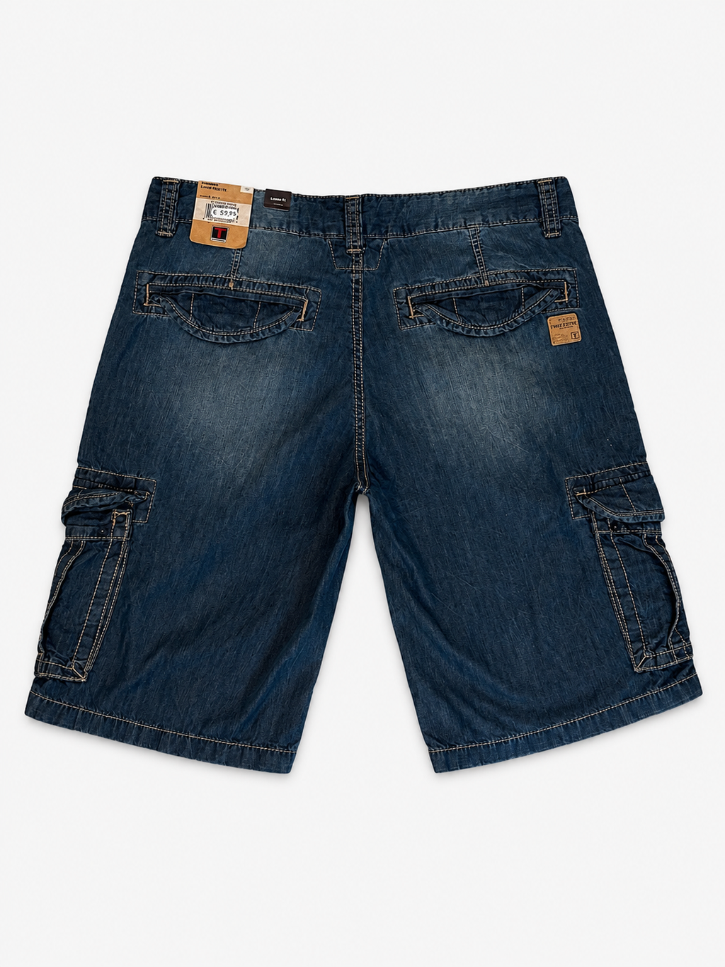 Timezone Herren Loose Maguire Short - Dark Sea Wash - Größe 32