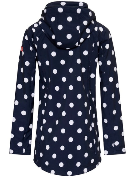 Veste Softshell Nordberg Polka Dots - Femme - Marine