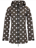 Nordberg Softshelljacke Polka Dots - Damen - Armeegrün