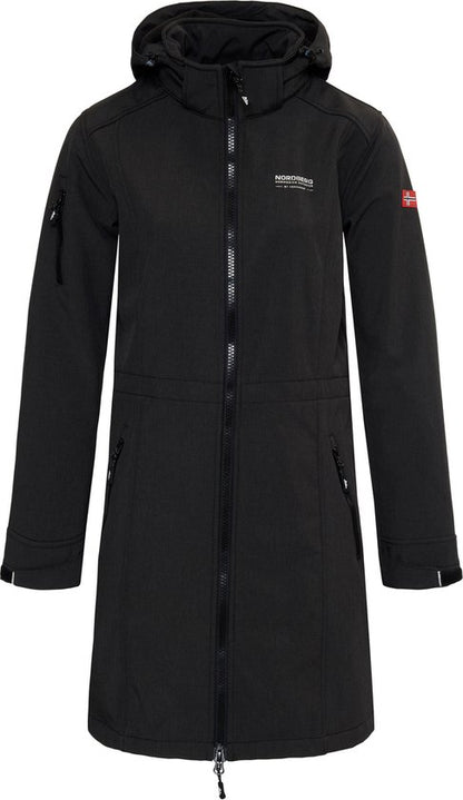 Nordberg Damen Softshell Lang Gisella - SCHWARZ - Größe S