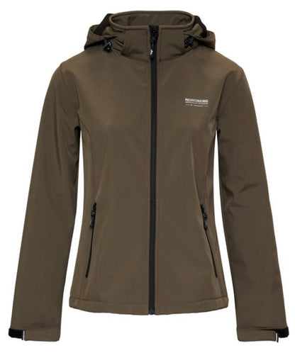 Nordberg Damen Softshelljacke Ingrida - Armeegrün - Größe S