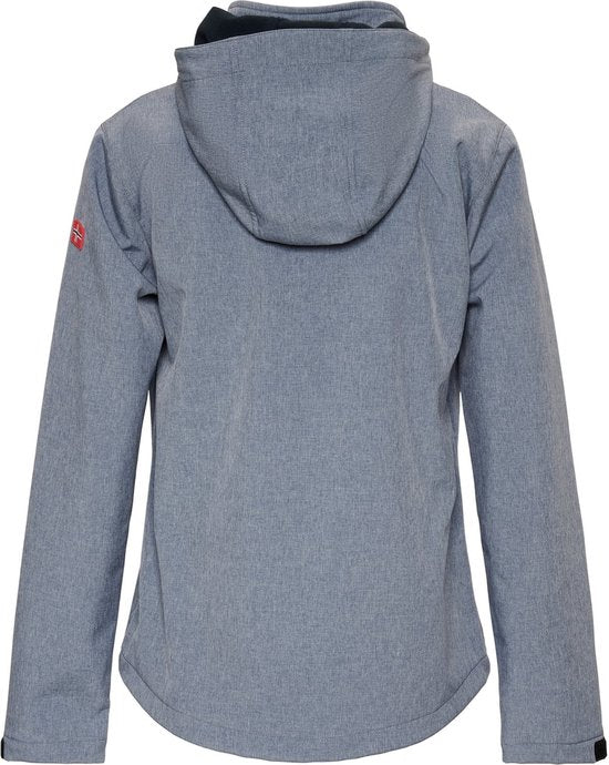 Nordberg Damen Softshelljacke Rinda - Ocean Melange - Größe S