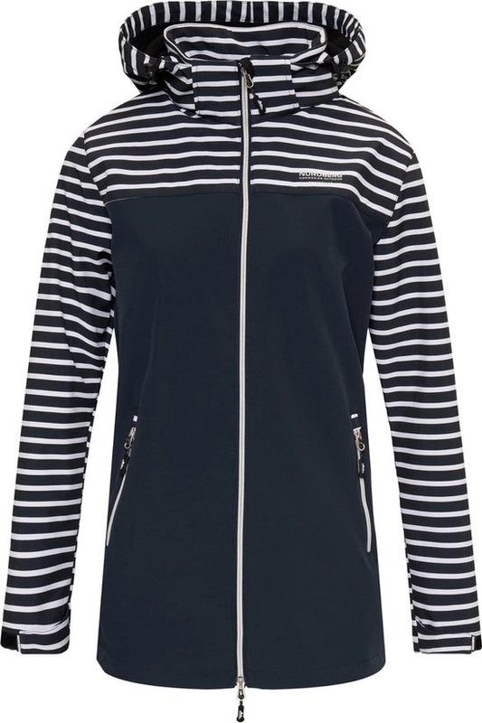 Nordberg Dames softshell jacket Maddy -  Navy blauw - Maat L