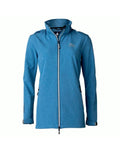 Nordberg Damen Softshelljacke Ronda - Hellblau meliert / Schwarz meliert - Größe S