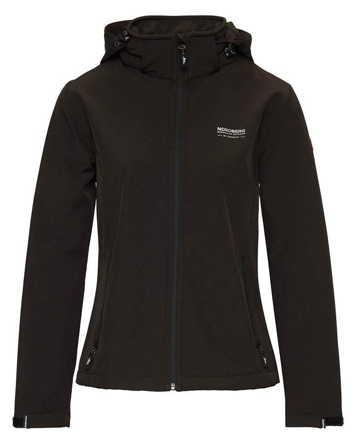 Nordberg Damen Softshelljacke Ingrida - Schwarz