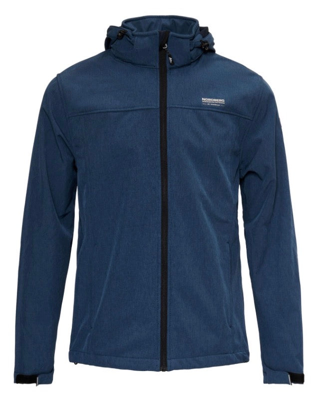 Nordberg Veste Softshell Homme Kjeld - Bleu marine mélangé - Taille XXXL