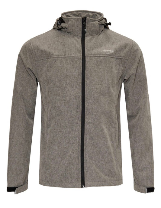 Nordberg Heren Softshelljacket Kjeld - Grey melange - XXXL