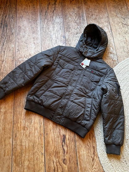 Timezone Herrenjacke Caledon - Dark Brown - Größe XXL