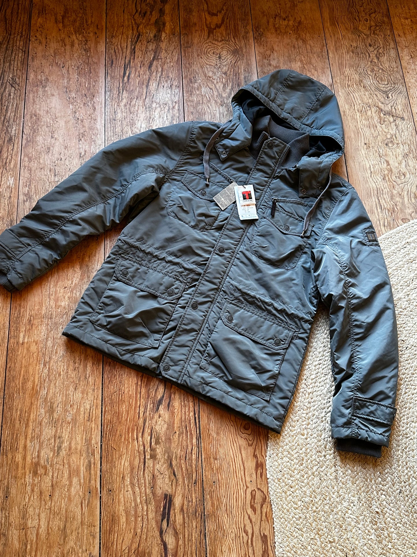 Timezone Herrenjacke Burnaby - Dark Shadow - Größe XL